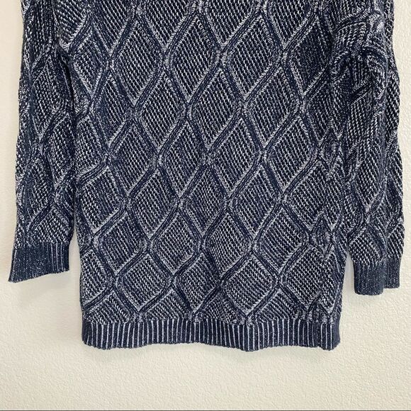 Joe Fresh Size Large Textured Diamond Knit Sweater - Picture 3 of 9